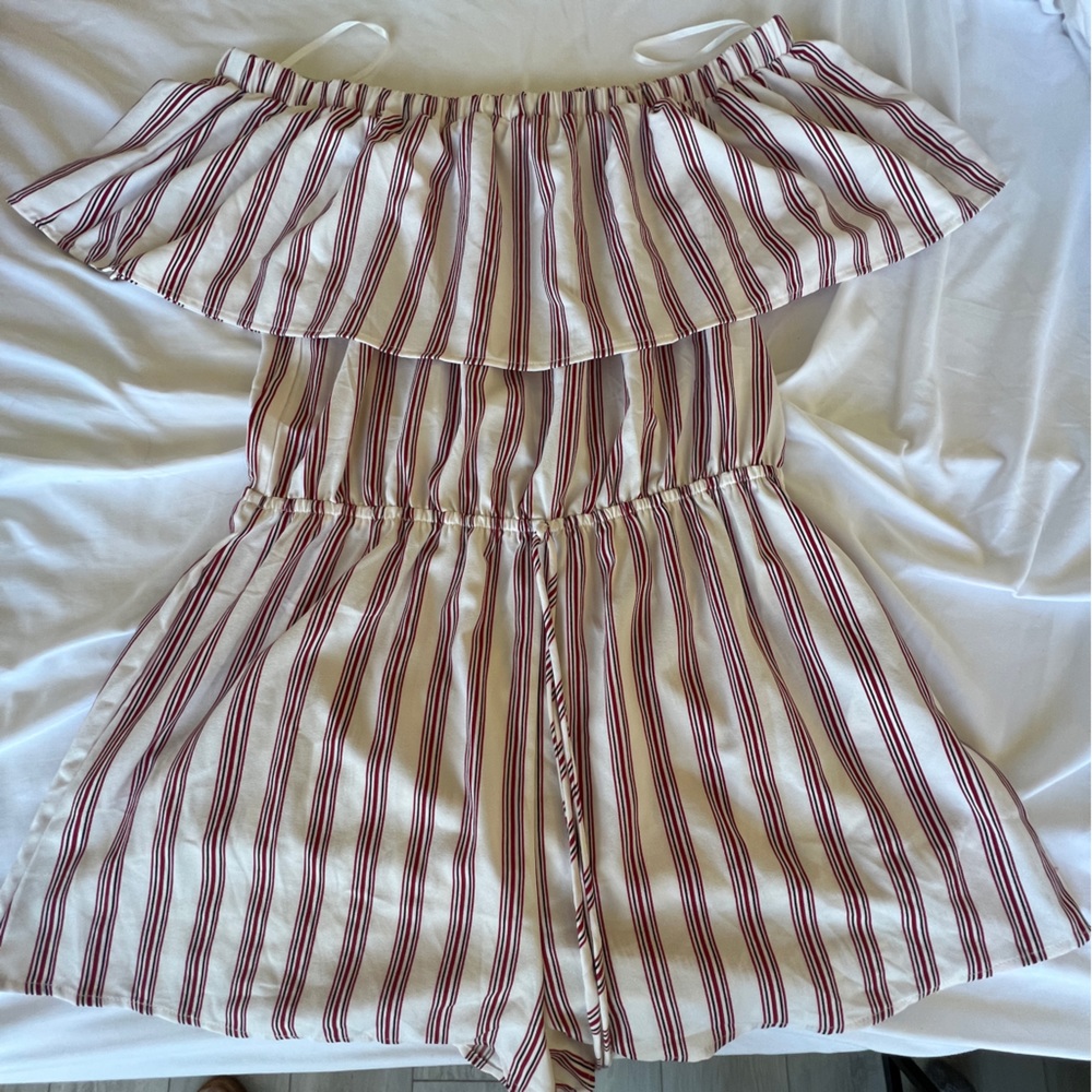 F21 Striped Romper